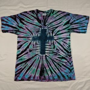 Tie dye cross t shirt